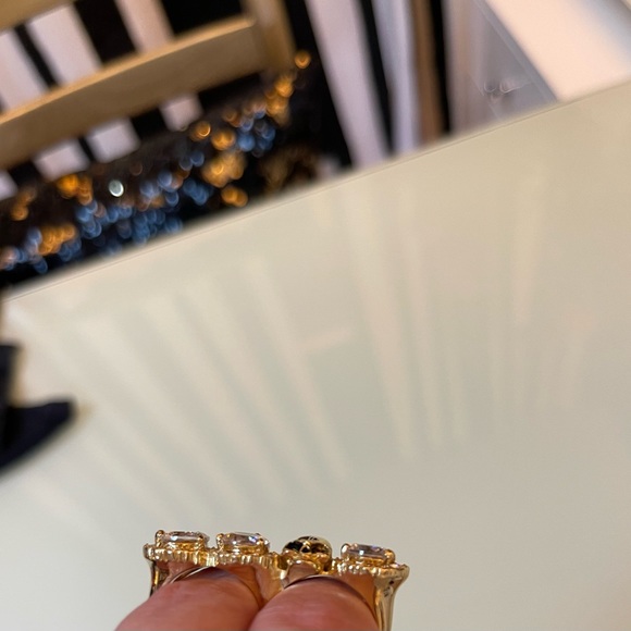 Y2K Size 4.5 and 5 double finger ring - Picture 3 of 3